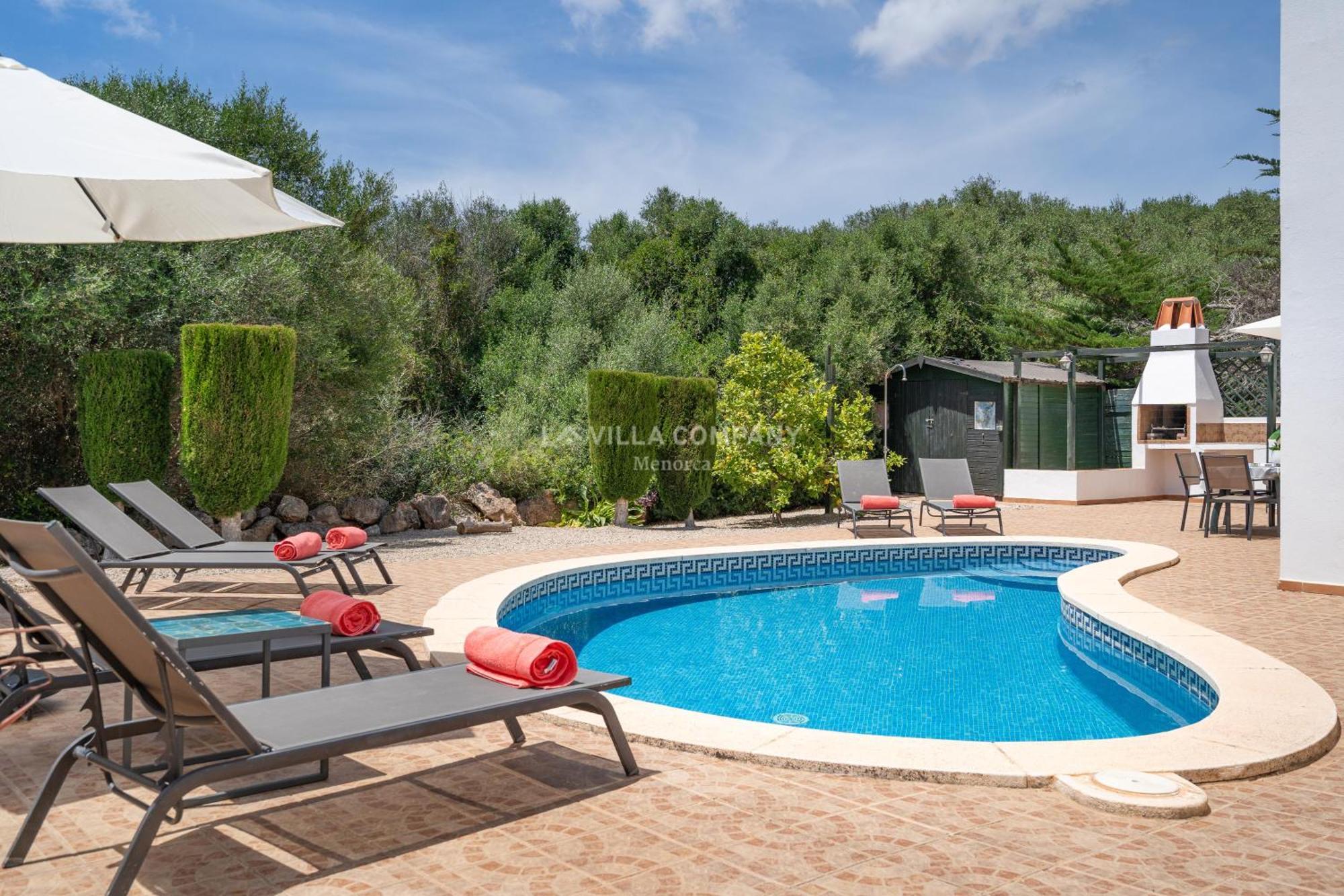 Villa Sylvia Cala En Porter  Exterior foto